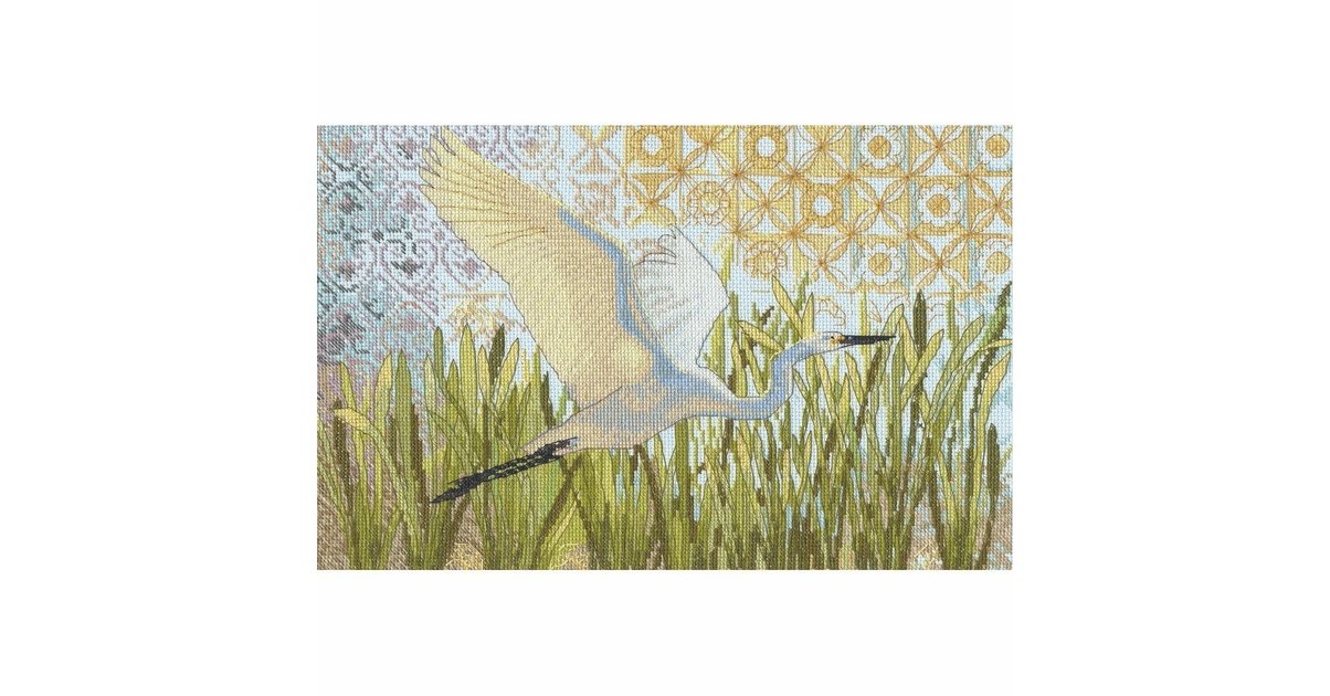 Kit Point De Croix Dimensions Welcome Friends 13733, Fleurs, Avec Fils Et Tissu